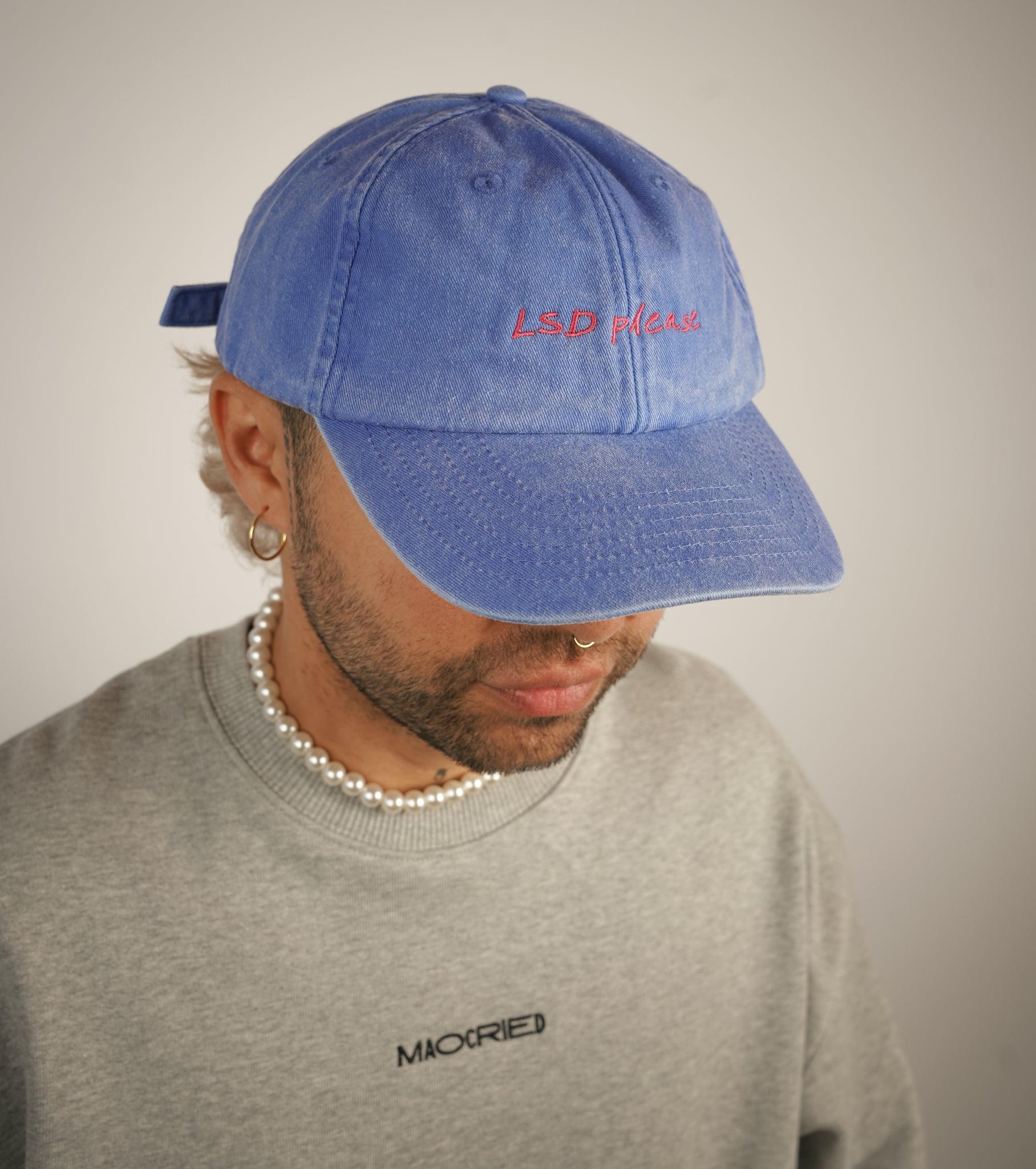 „LSD please“ Vintage Cornflower