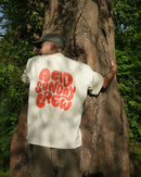 “ACID SUNDAY CREW” Tee – Natural Raw